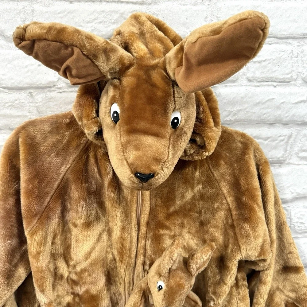Kids Kangaroo Halloween Costume Sz 7/8 Theater Quality Body Suit Warm Fast Ship!